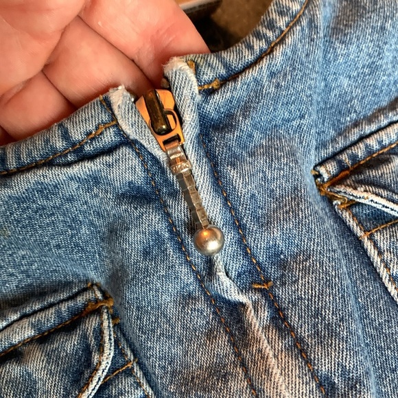 Fitted Denim Dress - Picture 6 of 7